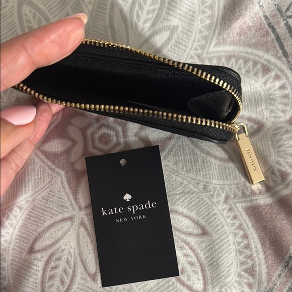 NWT Kate Spade Black Card Holder - Picture 3 of 3